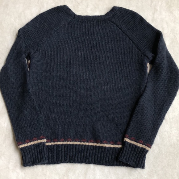 Hollister Navy Blue Crew Neck Sweater Soft Size S - Picture 3 of 8